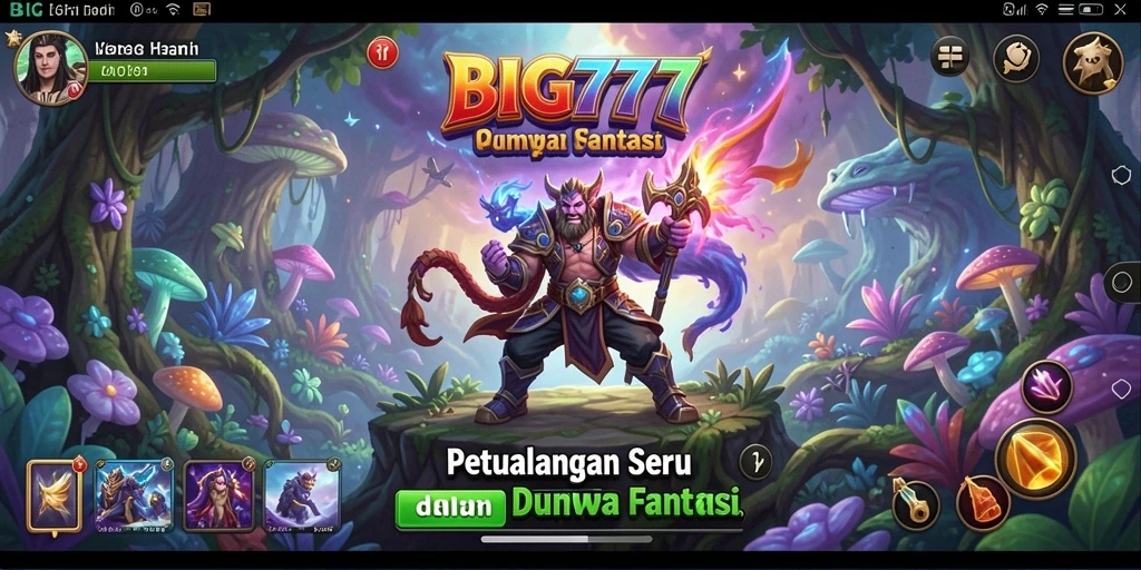 Tampilan gameplay <strong>BIG777</strong> yang penuh aksi dan eksplorasi mendebarkan.