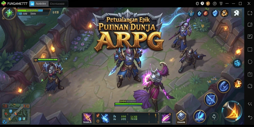 Gameplay menarik FUNGAME777 dengan pertarungan aksi yang seru.