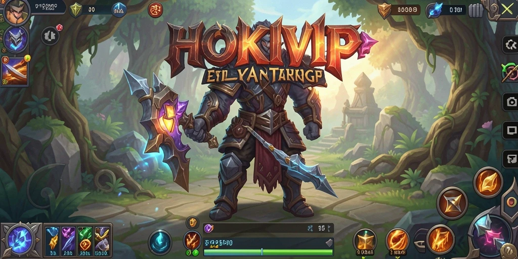 Tampilan gameplay seru dan penuh aksi dalam HOKIVIP