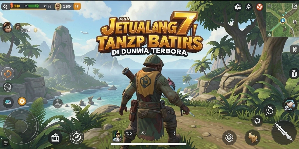 Tangkapan layar utama JUTA7 yang menampilkan aksi gameplay Open World.