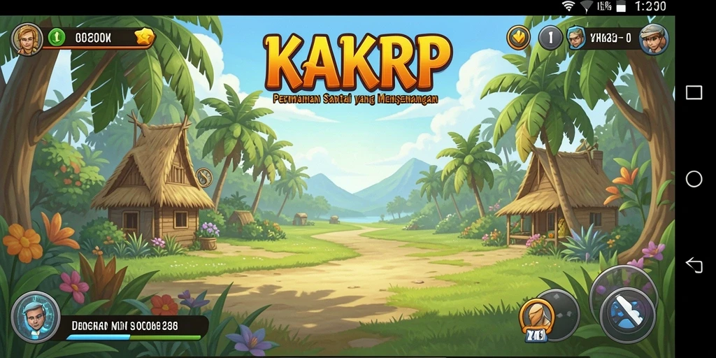 Screenshot gameplay KAKRP yang menunjukkan keseruan bermain.