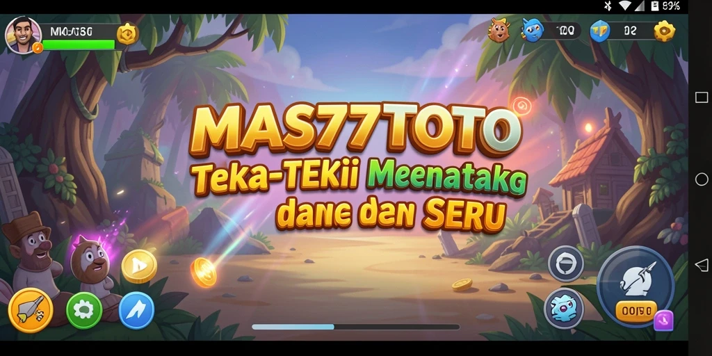 Tangkapan layar gameplay MAS77TOTO yang penuh tantangan puzzle.
