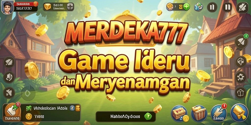 Screenshot gameplay <strong>MERDEKA777</strong> menampilkan aksi pengumpulan sumber daya yang seru.