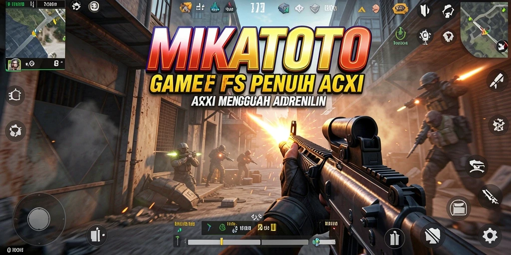 Tampilan gameplay menegangkan dari MIKATOTO yang penuh aksi.