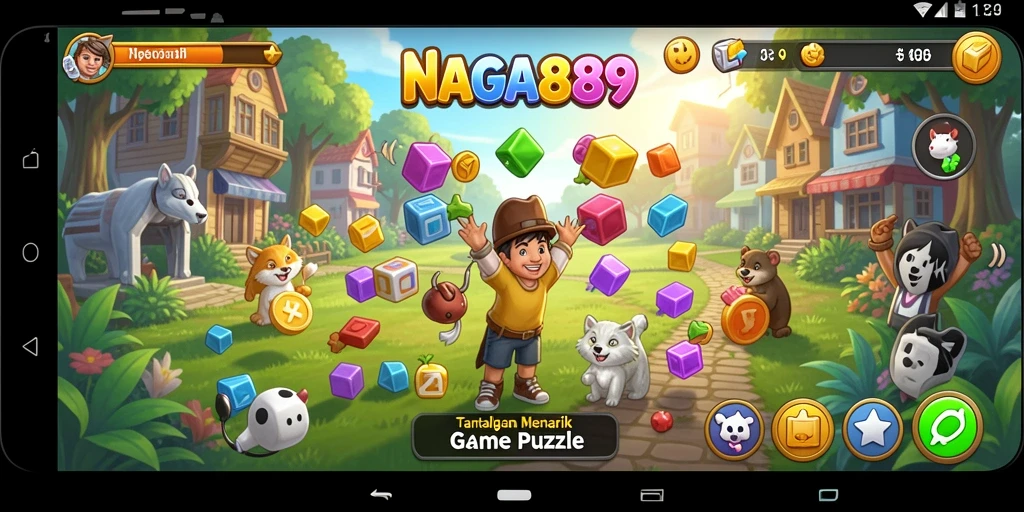 Tampilan gameplay menantang dalam NAGA889 yang menarik.