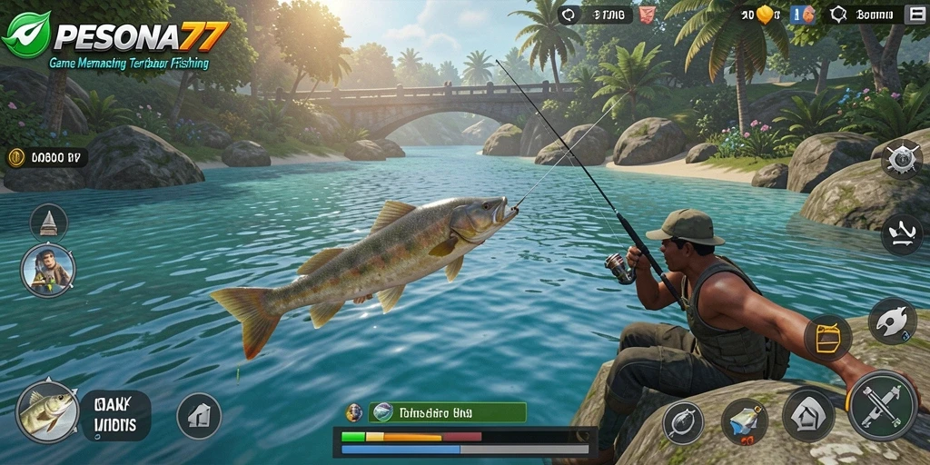 Gameplay PESONA77 menampilkan momen memancing yang mendebarkan dan menantang.