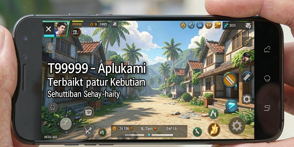Tampilan utama aplikasi T9999 yang menampilkan fitur Utility.
