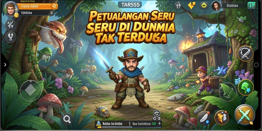 Screenshot gameplay TAR555 yang menampilkan petualangan mendebarkan.